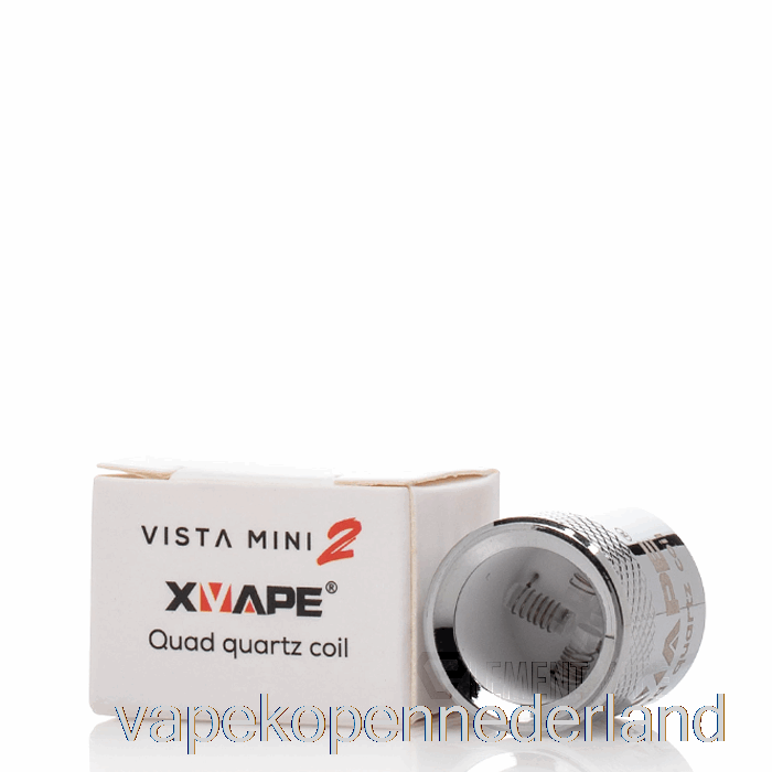 Vape Nederland Xvape Vista Mini 2 Vervangende Spoelen Quad Quartz Verwarmingsverstuiver